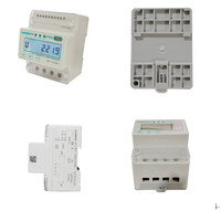 Medidor de Energía Monofásico Inteligente Prepago con Pantalla LCD y Montaje en Riel DIN
