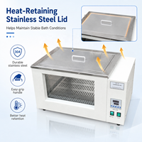 Cenlee HH-40 Dual Window Constant Temperature Water Bath Digital Laboratory Circulating Bath untuk Pengujian Penelitian Kimia.