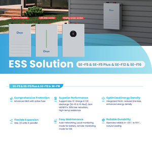 Deye ESS 5 년 보증 5.12KWH SE-F5 스택 마운트 배터리 저장 태양광 발전 6000 + 사이클 5kWh 100 Ah LiFePO4 배터리 - Product Image 2