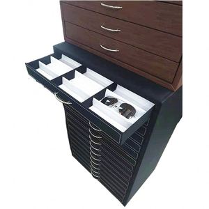 Múltiples estuches portátiles de PU negro con ruedas para exhibición de gafas de sol, estilo clásico, precio de fábrica Oxford - Product Image 4
