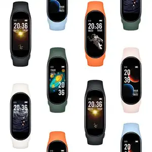 2023 Nova Fábrica Atacado Moda Pulseiras Inteligentes Fitness Pulseiras Inteligentes M8 Sports Smartwatch 8 7 6 5 4 3 Reloj Inteligente Sm