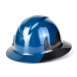 <span class=keywords><strong>Casco</strong></span> de Seguridad ANT5PPE Azul Grisáceo Tipo 1 Clase C, <span class=keywords><strong>Casco</strong></span> Industrial de Fibra de Carbono con Borde Completo y Perilla Ajustable - Product Image 1