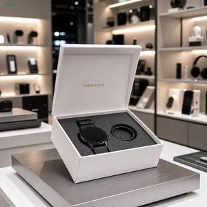 Wholesale Luxury Custom Logo Gold Foil Magnetic Rigid Gift <strong>Box</strong> With Velvet EVA Foam Insert for Electronics <strong>Phone</strong> Packaging - Product Image 3