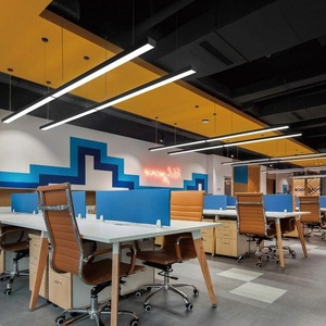 High Quality Modern Commercial <strong>Linear</strong> Lighting Systems Indoor Suspended Project Lamp Aluminum Profile <strong>Led</strong> Pendant Light - Product Image 4