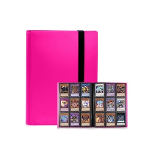 Custom PP Plastic Trading <b>Card</b> <b>Binder</b> with 9 Pockets for Sports <b>Cards</b> - Product Image 1