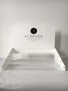 Tùy chỉnh mỹ phẩm hiển thị sản phẩm Acrylic Máy tính để bàn hiển thị đứng cho mỹ phẩm/Nước hoa/sang trọng - Product Image 2