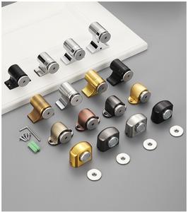 Butée de porte de sécurité en alliage de zinc, support de porte coulissante, butée de porte magnétique pour la maison, l'hôtel, la cuisine - Product Image 4