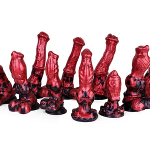 Soft Silicone Animal Dog Wolf Dog Knot <b>Dildo</b> Anal Plug Sex Toy Monster <b>Dildo</b> Other Sex Toy for Men and Women - Product Image 3