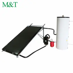 Calentador de agua de placa plana, sistema de calefacción solar de aire a agua doméstica, 300l
