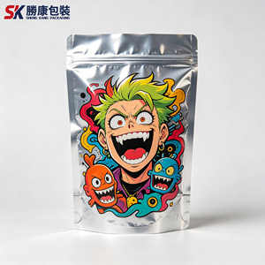 Bolsas Mylar a Prueba de Olores de 3.5g, 7g, 14g, 28g, Bolsas con Cierre Personalizadas con Estampado de Anime, Bolsas de Plástico Duraderas para Envasado de Alimentos, Bajo MOQ - Product Image 1