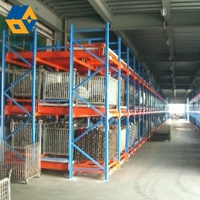NOVA CE Heavy Duty Cadre vertical Bleu Orange Stockage Push Back Rack Systèmes de rayonnage Entrepôt Push Back Palette Racks