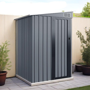 Abri de jardin moderne en acier avec aérations 6x4 pieds, pour outils de jardin et utilisation en extérieur - Product Image 1