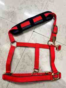 Cabestro de caballo de nailon ajustable duradero con herrajes fuertes Ajuste cómodo Ideal para entrenamiento de equitación diario y uso estable - Product Image 2