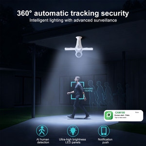 Caméra de surveillance domestique 2K 3MP WiFi extérieure, double antenne, signal longue portée, caméra PTZ sans fil - Product Image 4