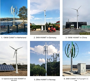 Sistema Híbrido de Energía Eólica y Solar de 50KW para Uso Agrícola con APP WIFI Inteligente CE, 30KW, 20KW, 15KW, 5KW - Product Image 3