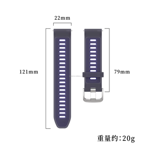 Pour Garmin Forerunner 570 <span class=keywords><strong>Bracelet</strong></span> en Silicone <span class=keywords><strong>Bracelet</strong></span> de Sport Transparent, <span class=keywords><strong>Bracelet</strong></span> de <span class=keywords><strong>Montre</strong></span> Universel en Silicone 18mm 20mm 22mm - Product Image 4