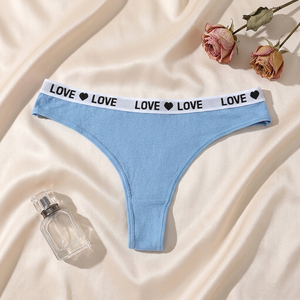 Tangas de algodón para mujer al por mayor, bragas de moda de tiro medio, sexy, transpirables, deportivas para mujer - Product Image 4