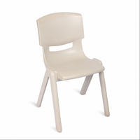 Chaise d'étudiant simple moderne pliable à hauteur réglable avec dossier, design élégant, chaise en plastique pour la maison, le bureau, la chambre à coucher, le salon