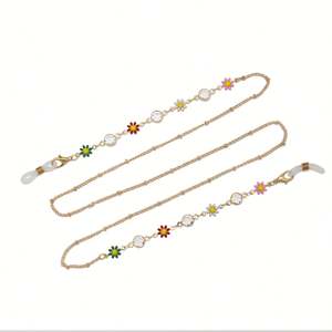 Chaînes de lunettes de mode en gros, chaînes en métal pour lunettes de vue, lunettes de soleil, cordons de maintien, lanières - Product Image 3