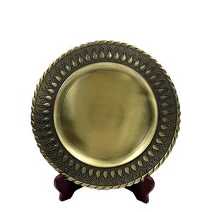 Nouvel arrivage <span class=keywords><strong>Plaque</strong></span> élégante Récompenses Souvenir Logo personnalisé Conception personnalisée Sport Champion Awards Grandes plaques rondes - Product Image 4