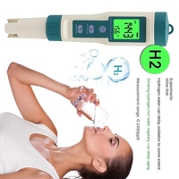 Stylo de test de qualité de l'eau numérique 8 en 1 TDS/EC/PH/ORP Thermomètre Instruments d'analyse Testeur d'eau potable riche en hydrogène