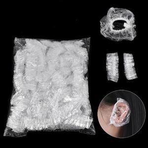 100 одноразовые наушники, мягкие удобные эластичные водонепроницаемые защитные наушники для защиты от грязи, шапочки для душа, целевая аудитория - Product Image 1