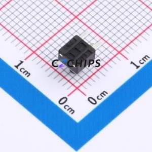 ZX-QC4545-5.5BSJ Tactile Switch DIP Switch Single Pole Single Throw Round Button 2.6N Through Hole - Product Image 2