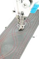 La machine à coudre à entraînement direct Jack H2-CZ est extrêmement durable et capable de coudre jusqu'à 10 couches de cuir moyen à léger.