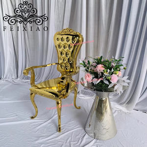 Economici per festa di nozze in oro classico <span class=keywords><strong>barocco</strong></span> regina trono <span class=keywords><strong>sedia</strong></span> - Product Image 2