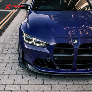 Kit carrosserie XTREME en fibre de carbone sèche, séparateur de pare-chocs avant, spoiler, diffuseur avant, déflecteur d'air avant pour <span class=keywords><strong>BMW</strong></span> G80 G82 G83 M3 M4 style CSL - Product Image 4