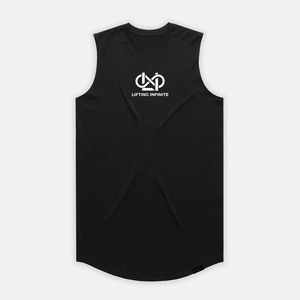 เสื้อกล้ามกีฬาผู้หญิงสีดำ แขนกุด ผ้าฝ้ายเจอร์ซีย์ 100% คอกลม พิมพ์ลายดิจิทัล สำหรับออกกำลังกาย ฟิตเนส และยิม - Product Image 4
