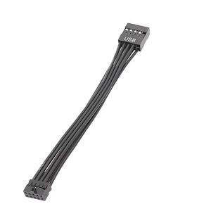 Cavo Adattatore USB <span class=keywords><strong>2</strong></span>.<span class=keywords><strong>0</strong></span> Interno con Connettore Femmina <span class=keywords><strong>2</strong></span>.0mm e Maschio <span class=keywords><strong>2</strong></span>.54mm, Placcato in Oro per Schede Madri Industriali e Computer - Product Image 2