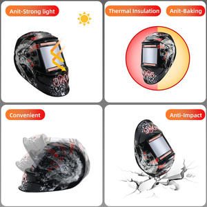 Máscara de Soldadura con Ventana Grande, Máscara Protectora para Soldadores, Protección Facial Completa, Ventana Grande con Visión de Color Real - Product Image 6