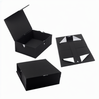 Boîte cadeau de parfum rigide magnétique recyclable de luxe avec insert en mousse EVA à l'intérieur, emballage à fermeture rigide, taille personnalisée