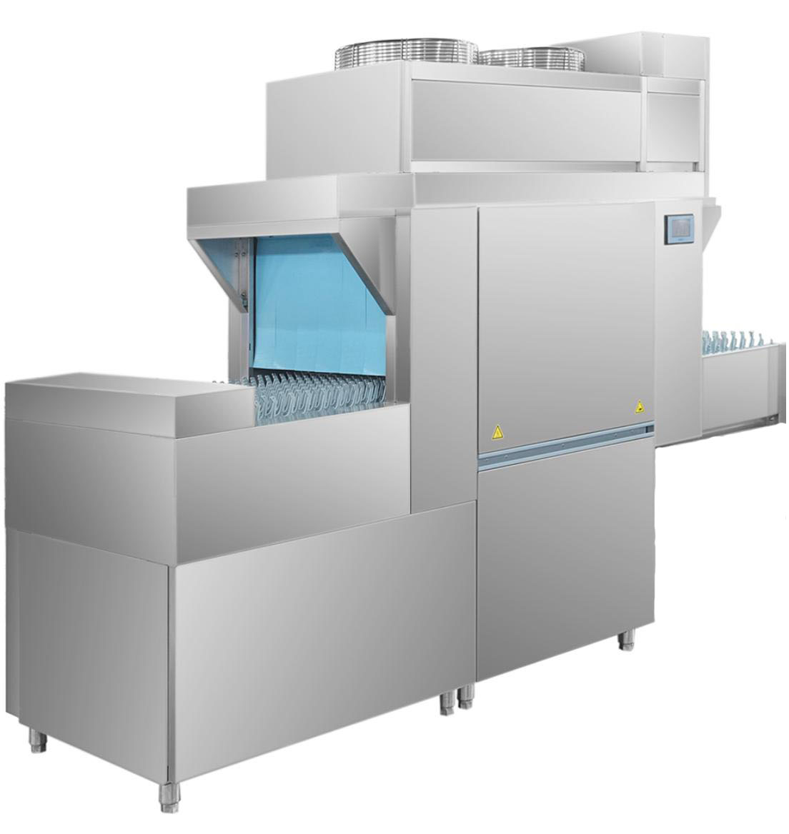 Single cylinder single rinse dishwasher Passthrough Dishwasher Dish Washer for Restaurant Kitchen Appliance