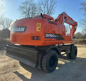 Excavatrice sur pneus d'occasion Doosan DH150w-7 de Corée avec pneus importés, excavatrice d'occasion Doosan DH150w-7 DH150 - Product Image 1