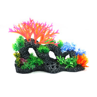OG-216 Vente en gros, Ornement créatif en résine non toxique pour aquarium, Plante artificielle, Grotte cachette, Décoration de paysage pour aquarium