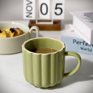 Modern Custom-Made Stoneware <b>Ceramic</b> <b>Mug</b> Flower Shaped Eco-friendly Minimalist Design Food Safe Dishwasher Microwave Safe - Product Image 1