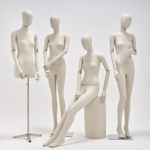 Hoogwaardige vrouwelijke mannequin met hoofd, volledig lichaam van glasvezel, realistisch <span class=keywords><strong>model</strong></span> voor modieuze etalagepresentatie - Product Image 6