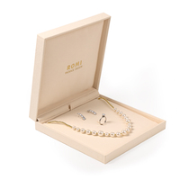 Boîtes à bijoux personnalisées avec logo emballage de bijoux de luxe coffret cadeau collier pour bague boucle d'oreille pendentif collier