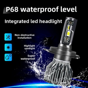 หลอดไฟหน้ารถยนต์ LED รุ่น W103 ขายส่ง 6000k A4/A1/A5 X3/X5/X2/X1/X5 ไฟสูง/ไฟต่ำ H1 H7 9005 9006 เลเซอร์ใหม่สำหรับไฟสูง/ไฟต่ำ Co - Product Image 2