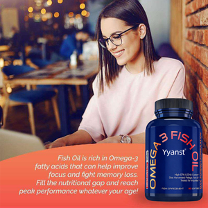 OEM/ODM Alto contenido de EPA y DHA que favorece la salud del cerebro y de los ojos, aceite de pescado omega-3 de alta calidad en cápsulas blandas, precio de fábrica. - Product Image 4