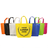 Sac promotionnel personnalisé en non-tissé robuste avec logo, design pliable pour événements d'entreprise
