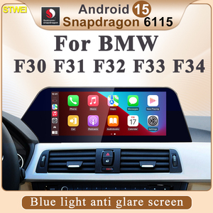 Écran anti-reflet STWEI Android 13, nouvelle génération, compatible avec les BMW Série 3 et Série 4 (F30, F31, F32, F33, F34, F36) - Système multimédia embarqué. - Product Image 2
