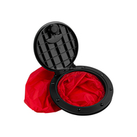 Accessoires de bateau marin personnalisés, couvercle de trappe rond en plastique ABS pour kayak
