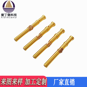 Conector Crown Spring de 1.6mm, Chapado en Oro, Tipo Macho y Hembra, Contacto Eléctrico Duradero para Conexión y Desconexión - Product Image 5