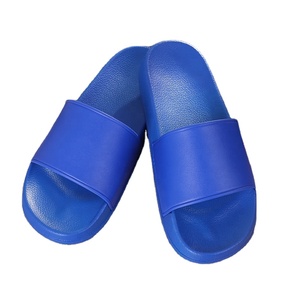 Sandalias de zapatilla con punta abierta azul marino real para mujer OEM de moda con MOQ bajo para la temporada de otoño - Product Image 1