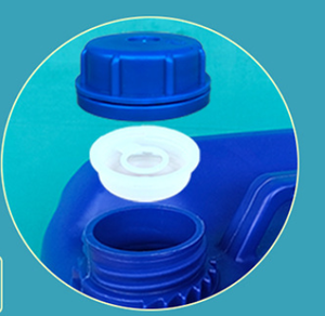 Tapón de ventilación de plástico de Material PE D15 de 55mm, tapón de botella roscado para tarros y botellas, uso químico, rejillas de ventilación, tapas de tambor - Product Image 3