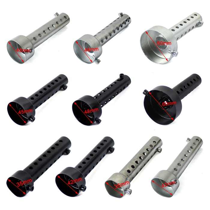 Silenziatore Universale Per Moto 42mm – DB Killer Rimovibile, Silencer Slip-on