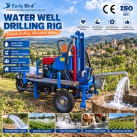 CE ISO Usine Directe Haute Efficacité Portable 100m 150m 200m Petite Foreuse de Puits d'Eau Portable